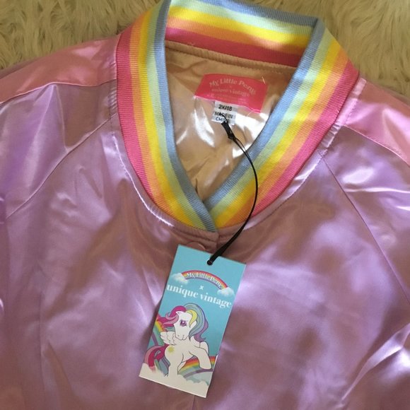 Unique Vintage My Little Pony collection jacket size 2x (18) New - Picture 4 of 4